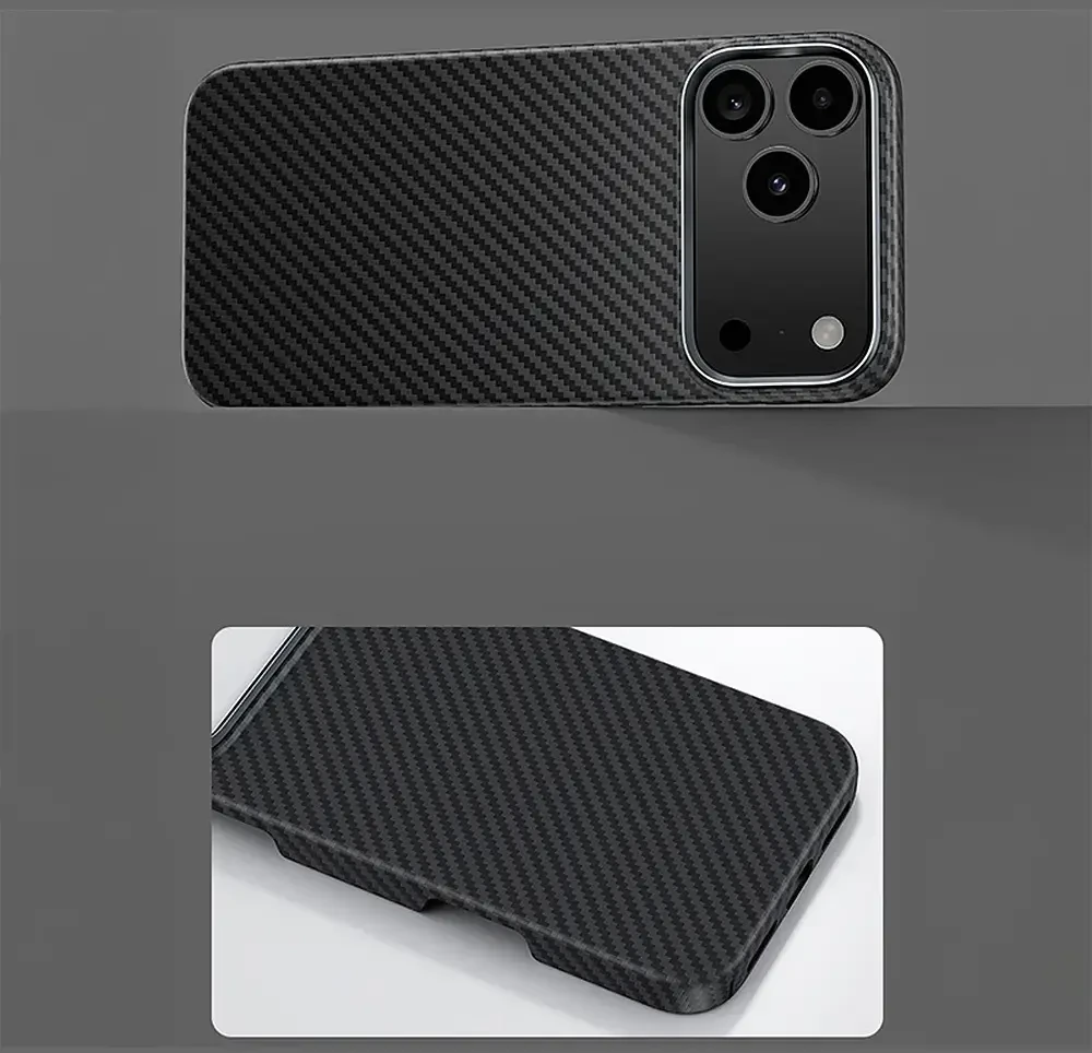 Benks Dėklas Magnetic Armor Air Kevlar Metal Frame 600D (C.K.FL.AP.BK.A072) do Iphone 18 Pro/17 Pro