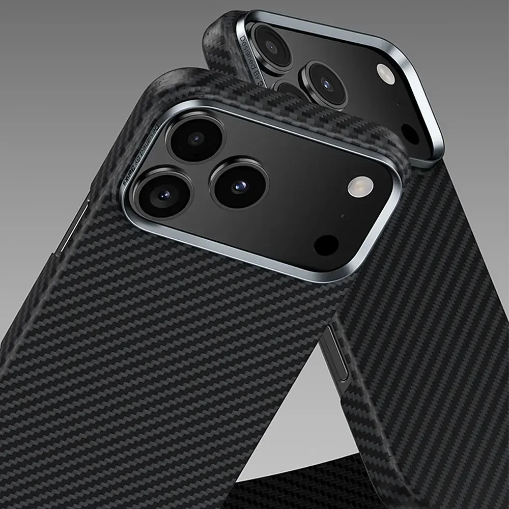 Benks Dėklas Magnetic Armor Air Kevlar Metal Frame 600D (C.K.FL.AP.BK.A072) do Iphone 18 Pro/17 Pro