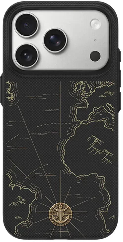 Dėklas Benks ArmorEdge X1 Air Navigator Kevlar Case (C.K.FL.AP.SJ.0069) iP18 Pro/17 Pro juoda