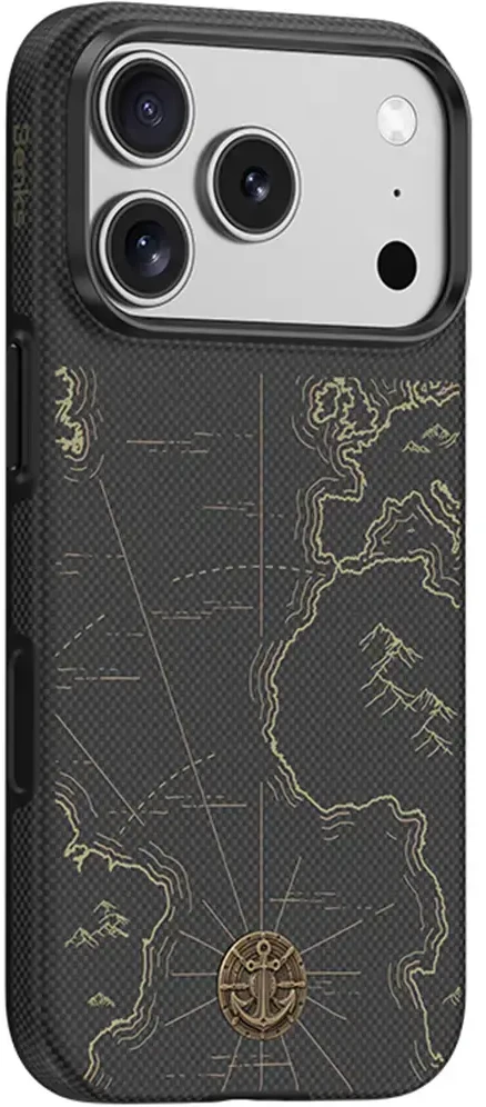 Dėklas Benks ArmorEdge X1 Air Navigator Kevlar Case (C.K.FL.AP.SJ.0069) iP18 Pro/17 Pro juoda