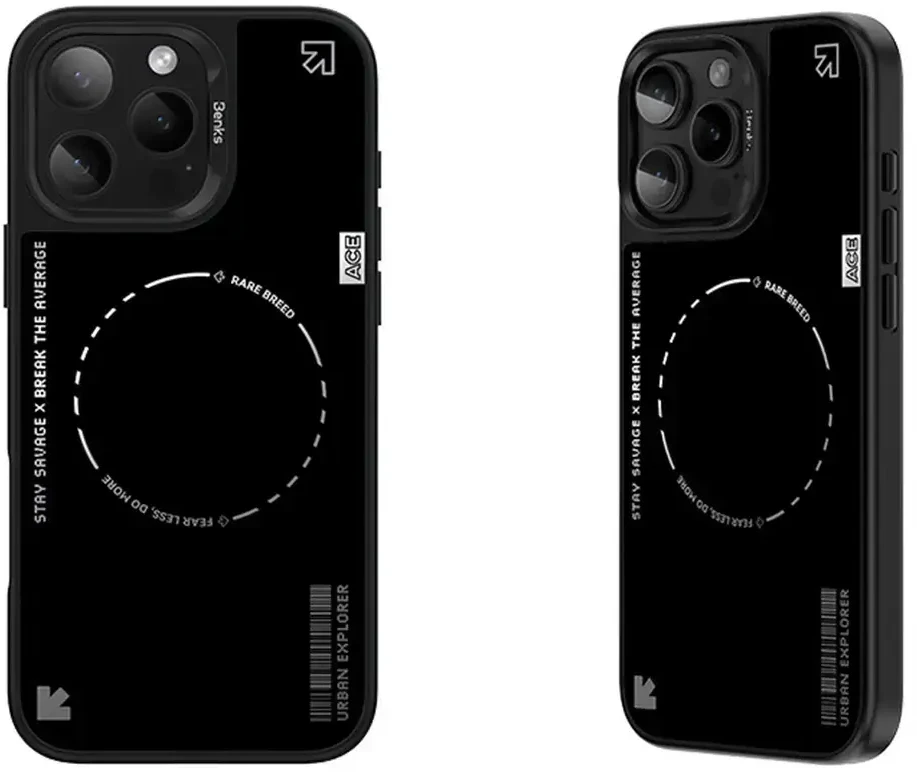 Benks Dynamic Minimalist dėklas skirtas Apple iPhone 16 juodos spalvos