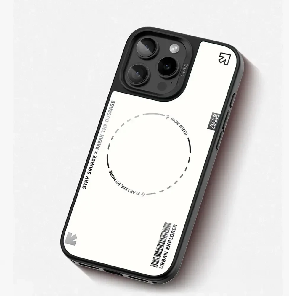 Benks Dynamic Minimalist Case Apple iPhone 16 Pro Max dėklas telefonui baltos spalvos