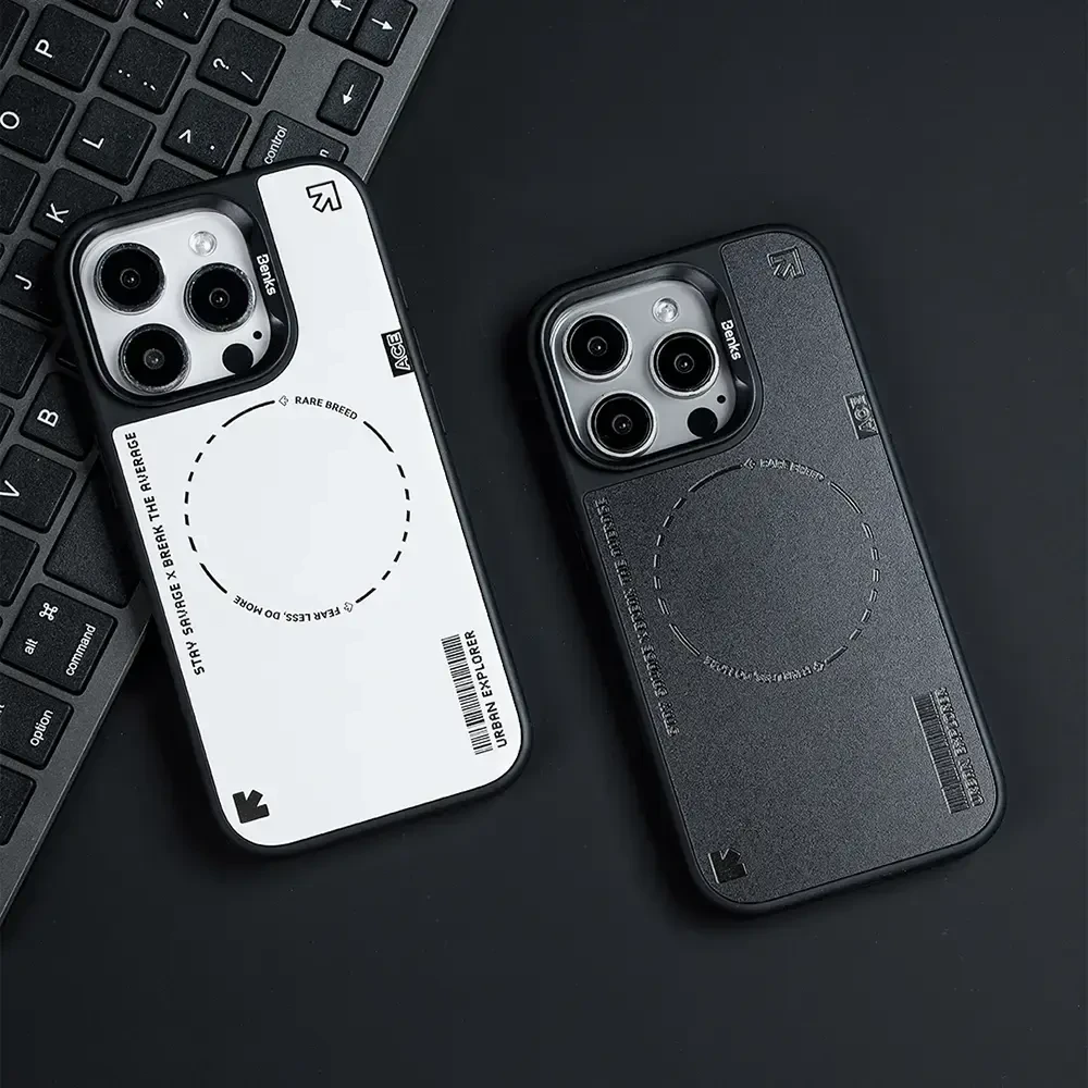 Benks Dynamic Minimalist Case Apple iPhone 16 Pro dėklas telefonui baltos spalvos