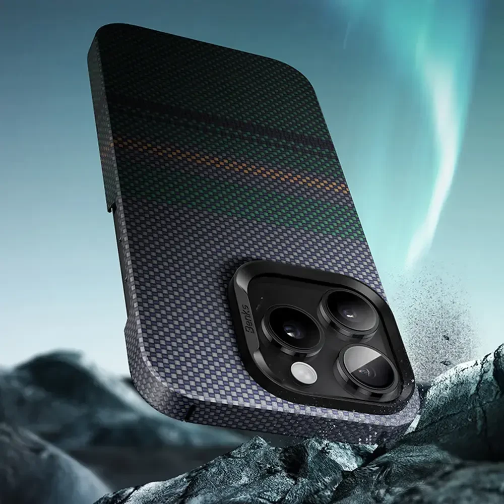 Benks Magnetic Armor Air Aurora Kevlar 600D dėklas (0066) Apple iPhone 16 Pro Max