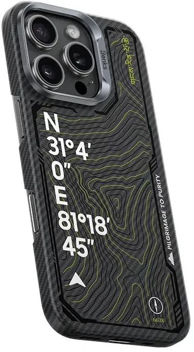 Benks Dėklas Magnetic Armor Air Kevlar 600D Summit Kangrinboque (0066) skirtas Apple iPhone 16 Pro Max