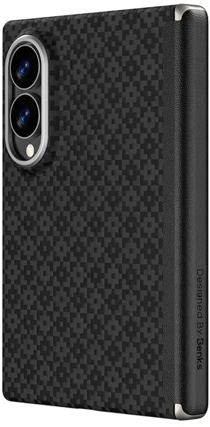 Benks Magnetic Armor Grid Air Grand Combo dėklas (C.K.FL.SA.BK.0060) skirtas Samsung Galaxy Z Fold 8, juodas