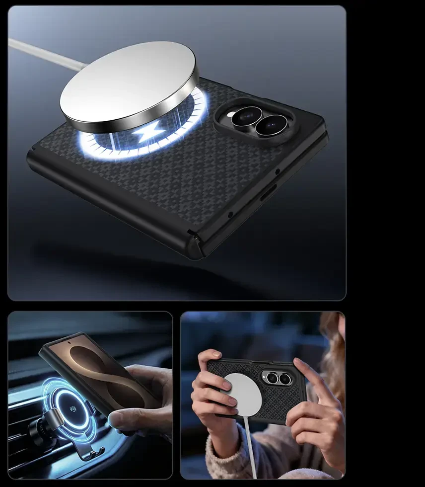Benks Magnetic Armor Grid Pro Grand Combo dėklas (C.K.FL.SA.BK.C060) Samsung Galaxy Z Fold 8 juodas