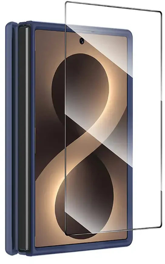 Benks Magnetic Armor Grid Pro Grand Combo dėklas (C.K.FL.SA.BE.C060) skirtas Samsung Galaxy Z Fold 8, mėlynas
