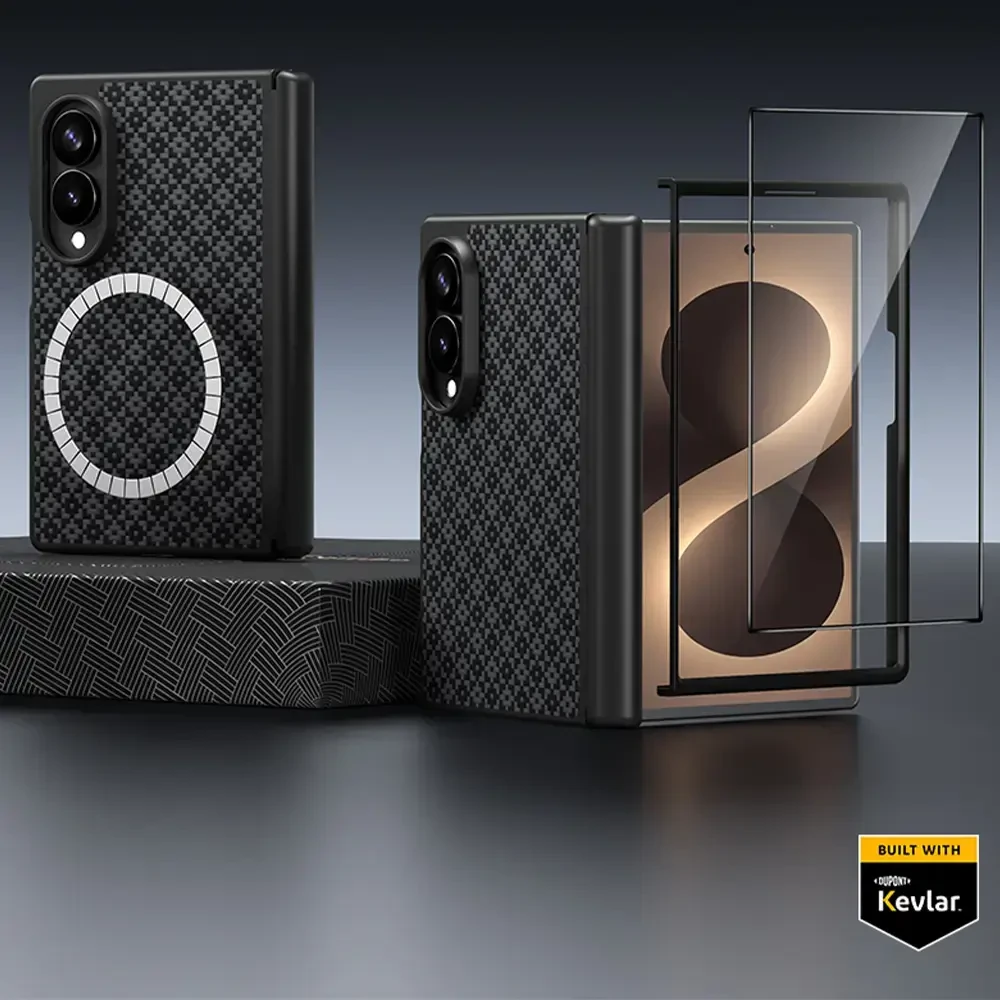 Benks Magnetic Armor Grid Pro Grand Combo dėklas (C.K.FL.SA.BK.C060) Samsung Galaxy Z Fold 8 juodas