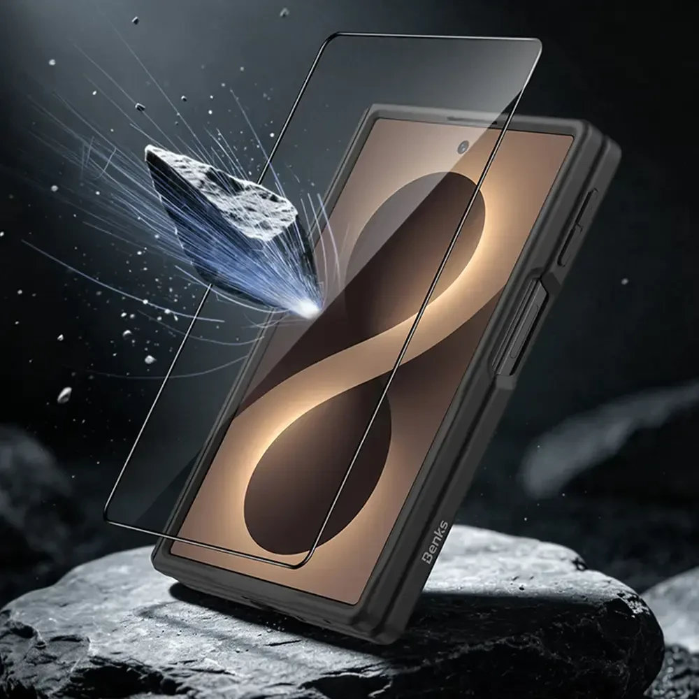 Benks Magnetic Armor Grid Pro Grand Combo dėklas (C.K.FL.SA.BK.C060) Samsung Galaxy Z Fold 8 juodas
