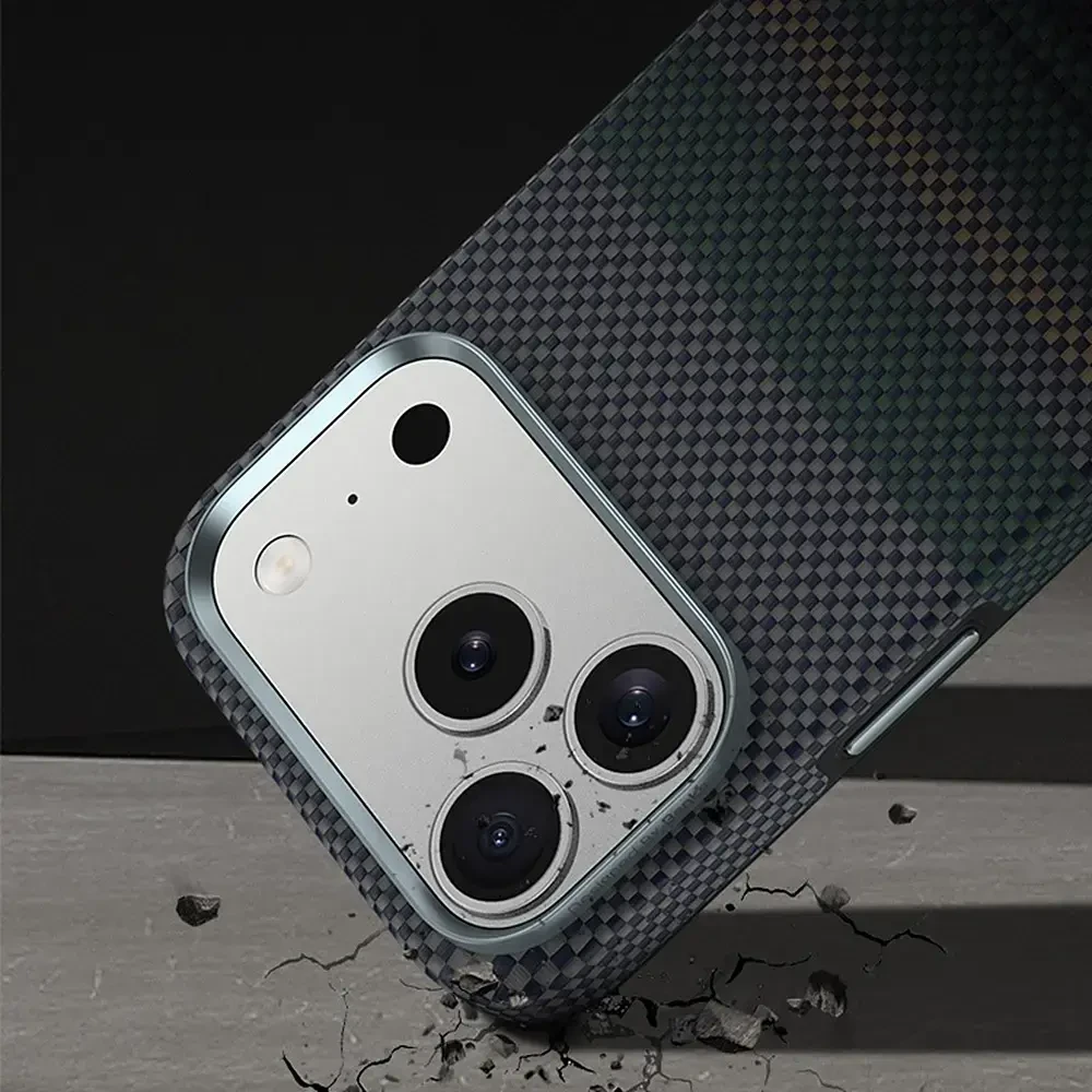 Benks Dėklas Magnetic Armor Pro Aurora Kevlar 600D (C.K.FL.AP.SR.A072) iPhone 18 Pro/17 Pro (Camera Control Button)