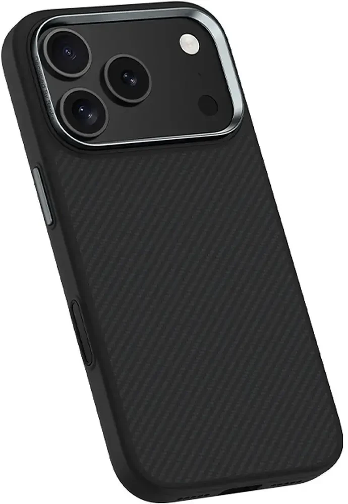 Benks Dėklas Magnetic Armor Pro Kevlar Metal Frame 600D (C.K.FL.AP.BK.BA72) iPhone 18 Pro/17 Pro (Camera Control Button)
