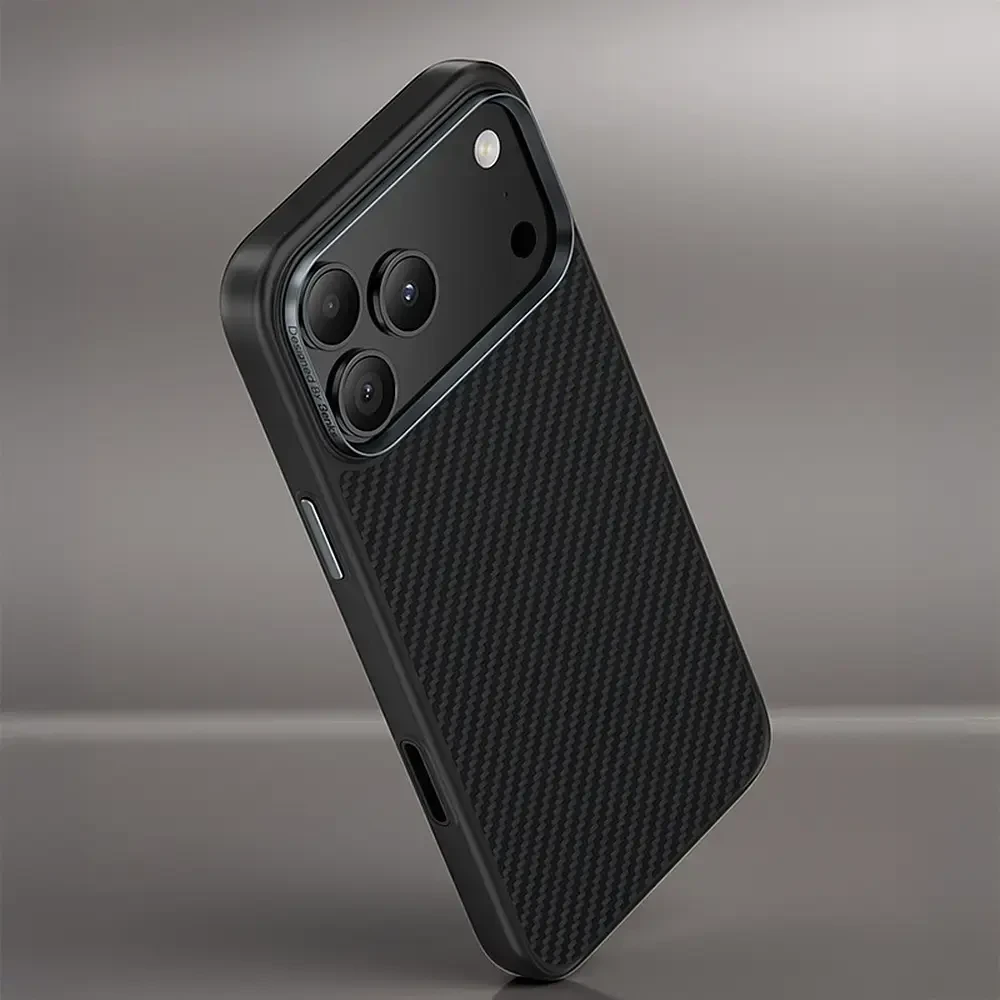 Benks Dėklas Magnetic Armor Pro Kevlar Metal Frame 600D (C.K.FL.AP.BK.BA72) iPhone 18 Pro/17 Pro (Camera Control Button)