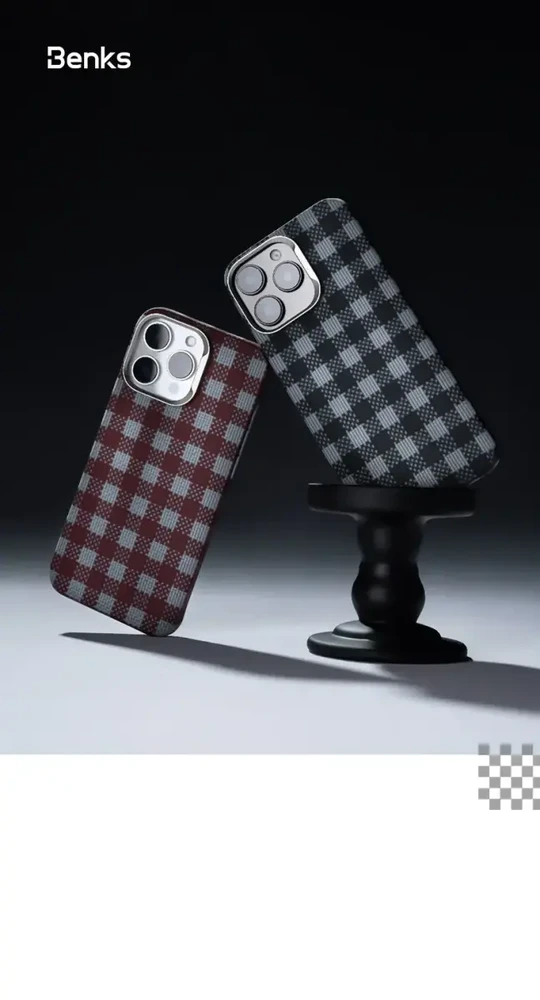 Benks Dėklas Magnetic Armor Vichy Kevlar (BF65) skirtas Apple iPhone 16 Pro juodos spalvos