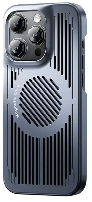 Dėklas Benks Magnetic Biliz Cooling Case (0057) skirtas Apple iPhone 14 Pro pilkos spalvos