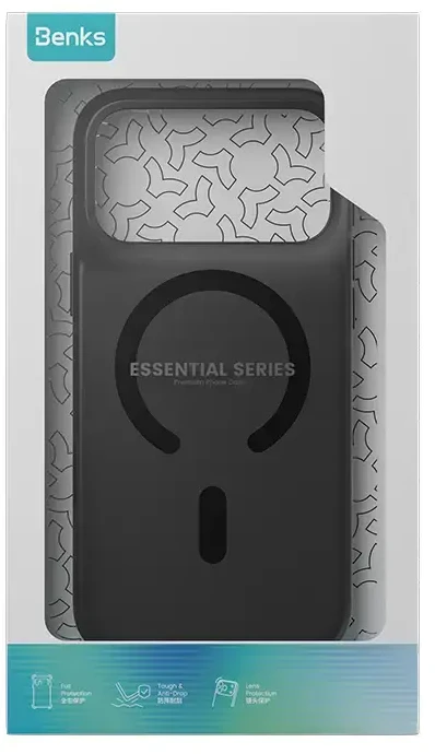 Benks Dėklas Magnetic Lucid Armor Pro (C.K.PC.AP.BK.0072) iPhone 18 Pro/17 Pro juodos spalvos (Camera Control Button)