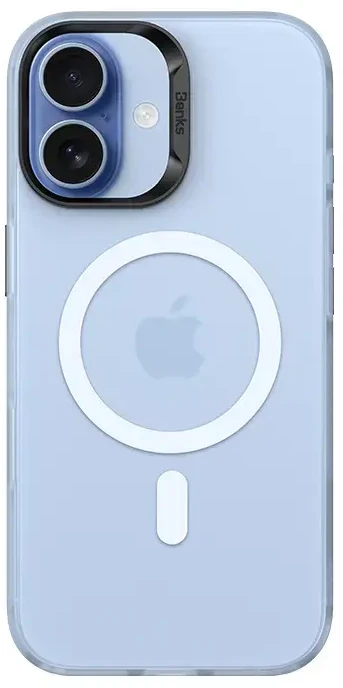 Dėklas Benks Magnetic Lucid Armor Case (C067) skirtas Apple iPhone 17 mėlynos spalvos (Camera Control Button)