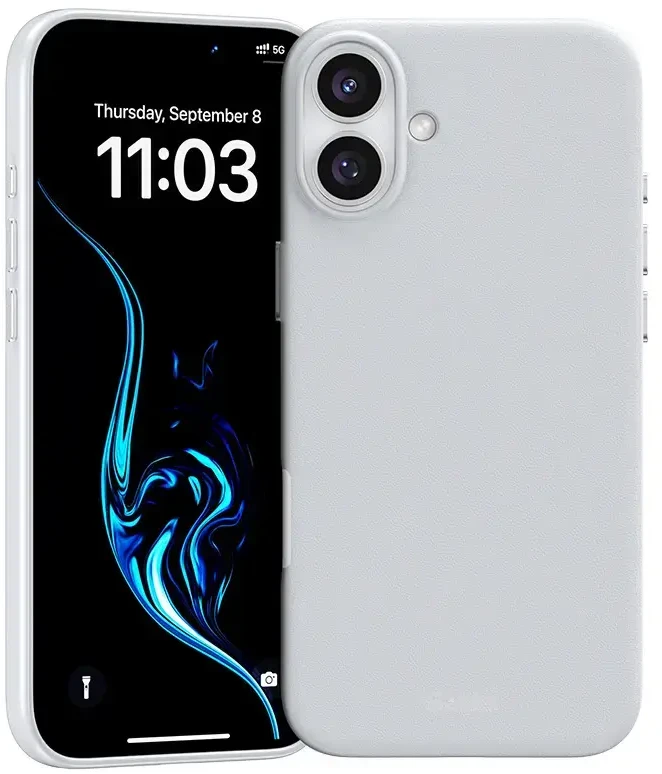 Benks Magnetic Vita Pro silikoninis dėklas skirtas Apple iPhone 16 pilkos spalvos