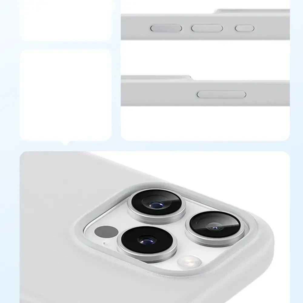 Benks Magnetic Vita Pro silikoninis dėklas skirtas Apple iPhone 16 Pro juodos spalvos
