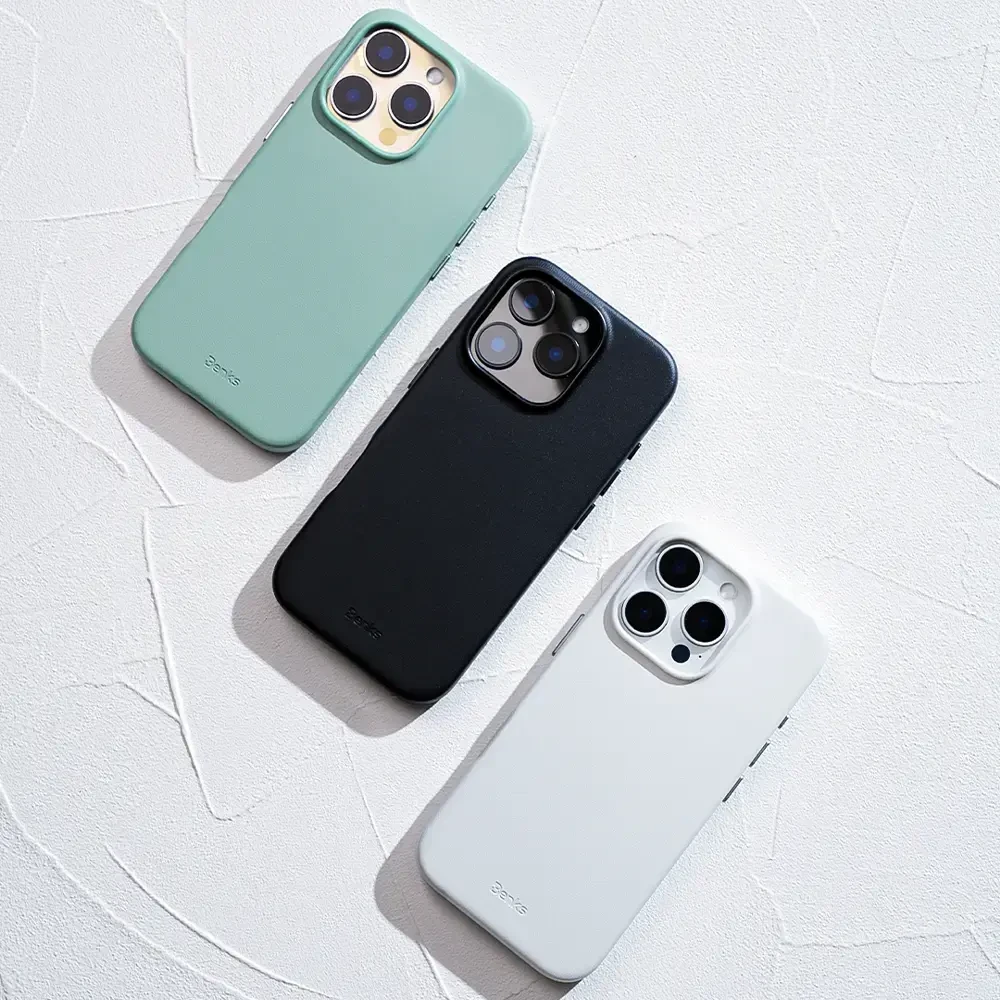 Benks Magnetic Vita Pro silikoninis dėklas skirtas Apple iPhone 16 Pro pilkos spalvos
