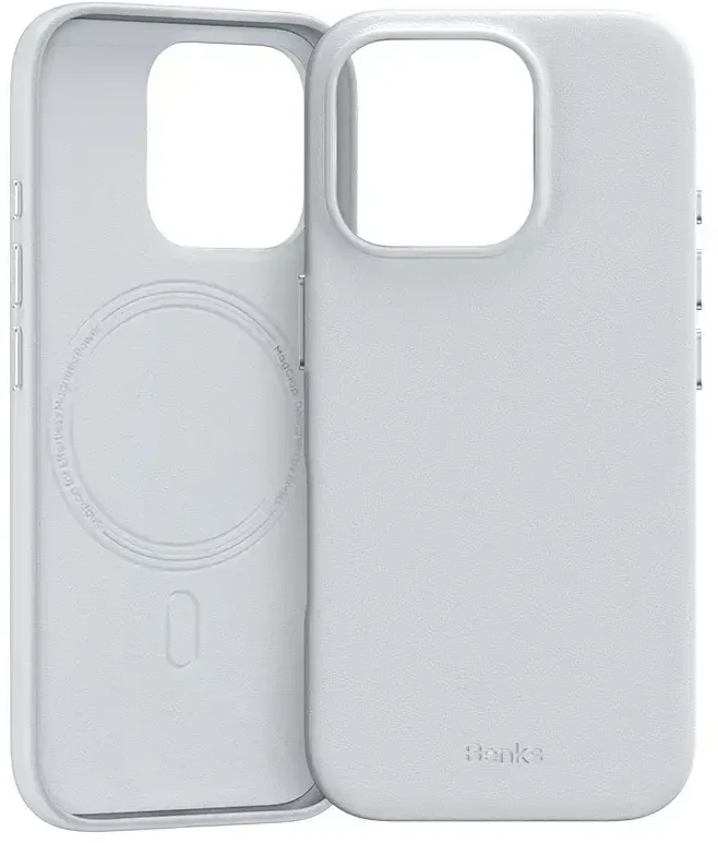 Benks Magnetic Vita Pro silikoninis dėklas skirtas Apple iPhone 16 Pro pilkos spalvos