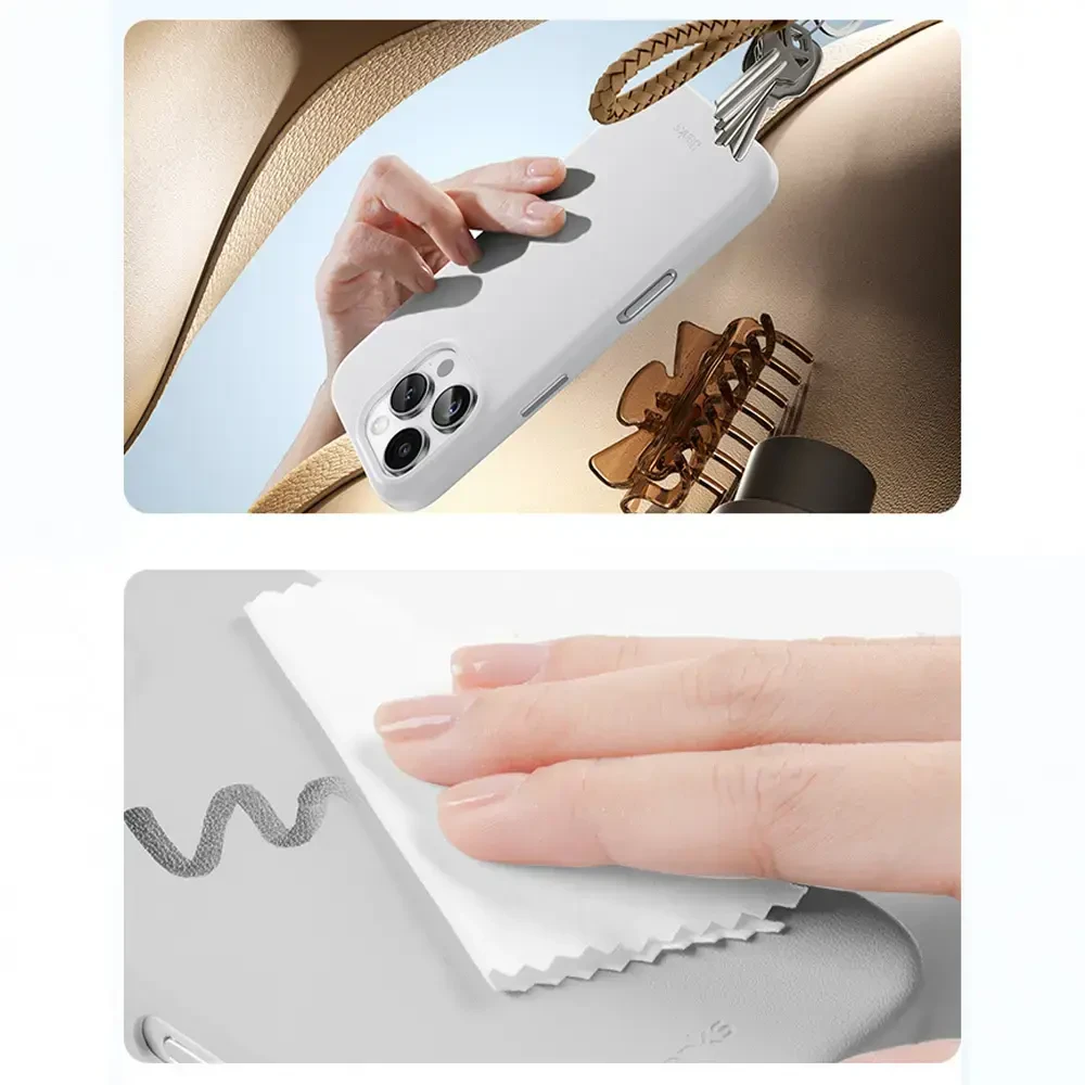 Benks Magnetic Vita Pro silikoninis dėklas skirtas Apple iPhone 16 Pro Max žalios spalvos