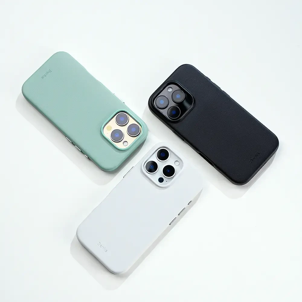 Benks Magnetic Vita Pro silikoninis dėklas skirtas Apple iPhone 16 Pro pilkos spalvos