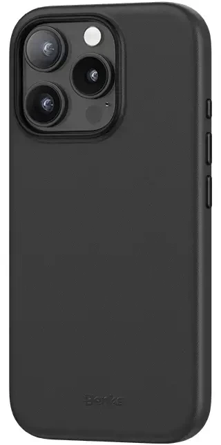 Benks Magnetic Vita Pro silikoninis dėklas skirtas Apple iPhone 16 Pro juodos spalvos