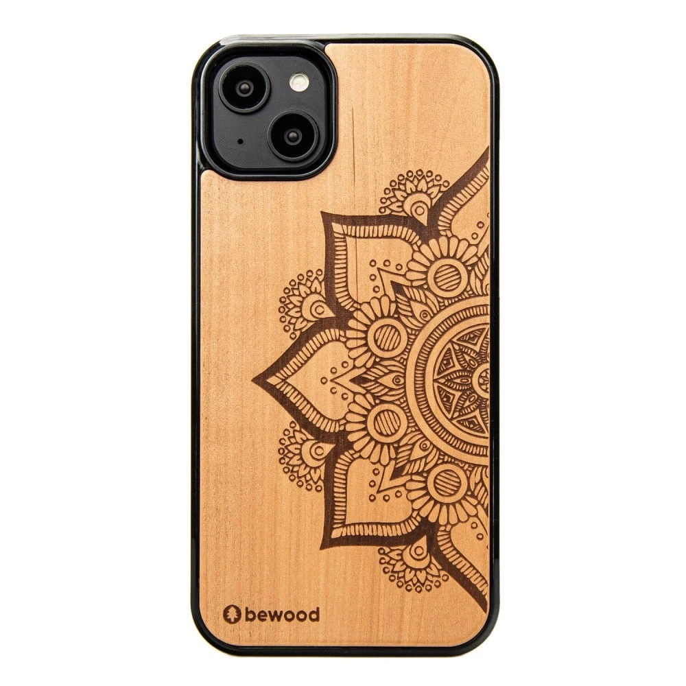 Bewood Mandala Apple Tree Wooden Apple iPhone 14 Plus - dėklas telefonui šviesiai rudos spalvos