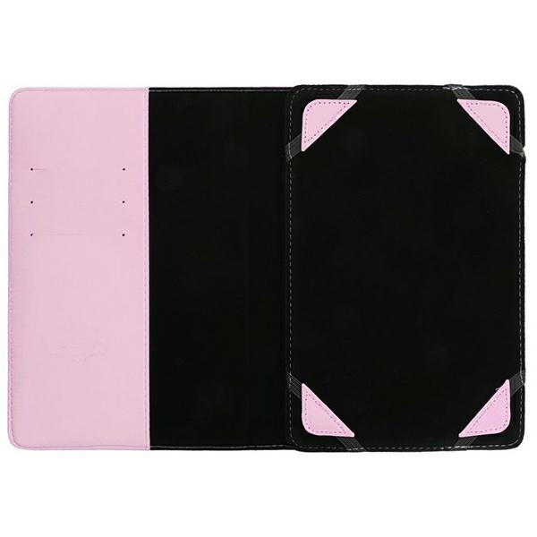 Oem BLUN universalus dėklas planšetiniams kompiuteriams 11" (UNT) rožinis