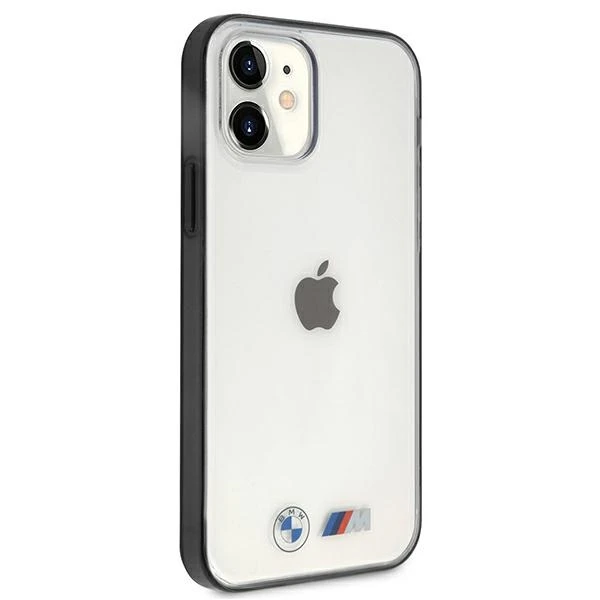 BMW BMHCP12SMBTOK iPhone 12 mini 5,4″ skaidrus kietas dėklas Sandblast