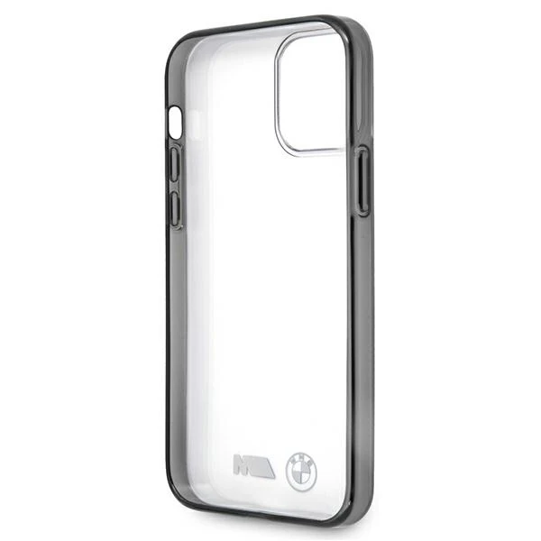 BMW BMHCP12SMBTOK iPhone 12 mini 5,4″ skaidrus kietas dėklas Sandblast