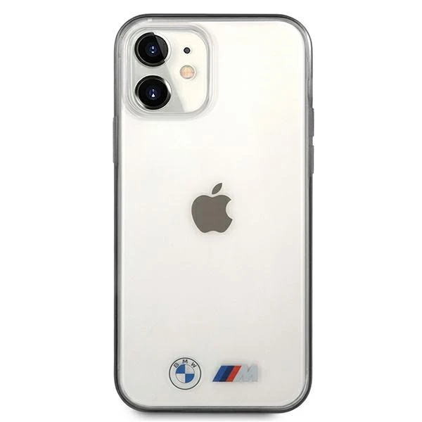 BMW BMHCP12SMBTOK iPhone 12 mini 5,4″ skaidrus kietas dėklas Sandblast