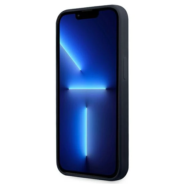 Dėklas BMW BMHCP13LSILNA iPhone 13 Pro / 13 6,1" tamsiai mėlyna/navy hardcase Silicone Signature