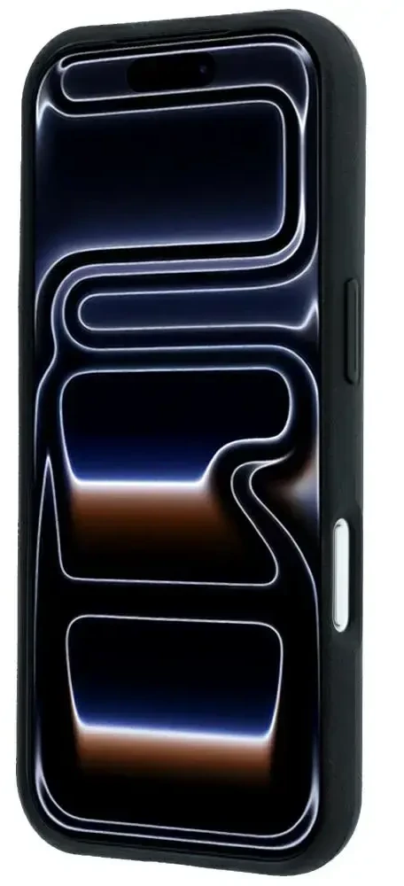 Dėklas BMW M Mėlyna Perfo Metal Logo MagSafe do iPhone 18 Pro / 17 Pro juoda