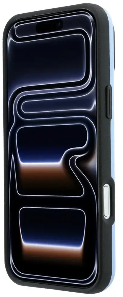 Dėklas BMW M Mėlyna Perfo Metal Logo MagSafe do iPhone 18 Pro / 17 Pro mėlyna