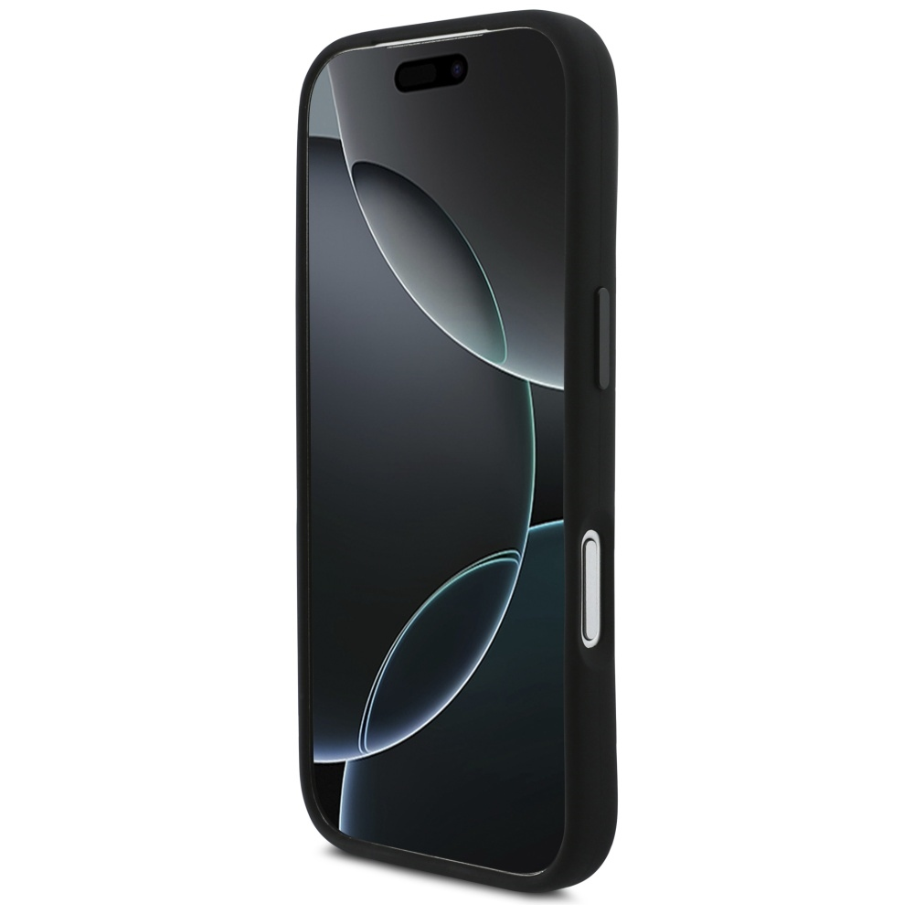 Dėklas BMW M Silicon Vertical Logo MagSafe do iPhone 17 Pro juoda