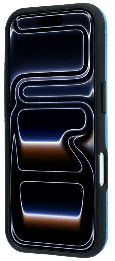 Dėklas BMW M Tire Track Metal Logo MagSafe do iPhone 18 Pro Max / 17 Pro Max mėlyna