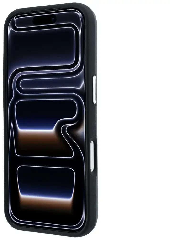 Dėklas BMW Sign Inclined Deboss Letters MagSafe Case for iPhone 17 Pro Max / 18 Pro Max - Gray