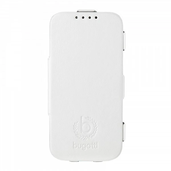 Dėklas Bugatti Bugatti UltraThin Book i9195 S4 mini whi 08331