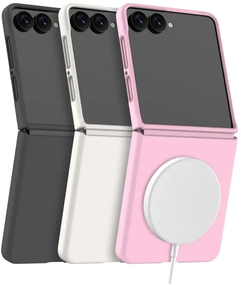 Dėklas Araree Aero Flex M MagSafe Qi2 do Samsung Galaxy Z Flip8 kreminė