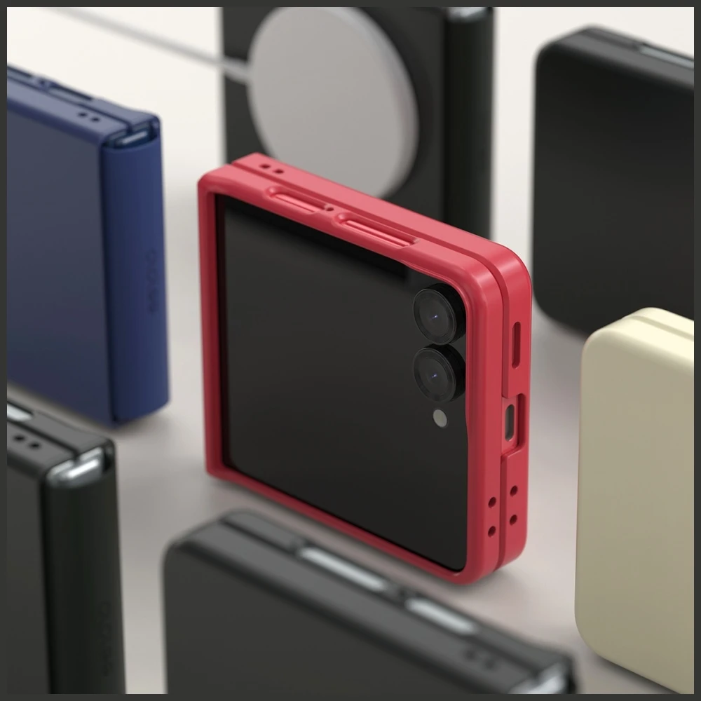 Dėklas Araree Aero Flex M MagSafe Qi2 do Samsung Galaxy Z Flip7 tamsiai mėlyna