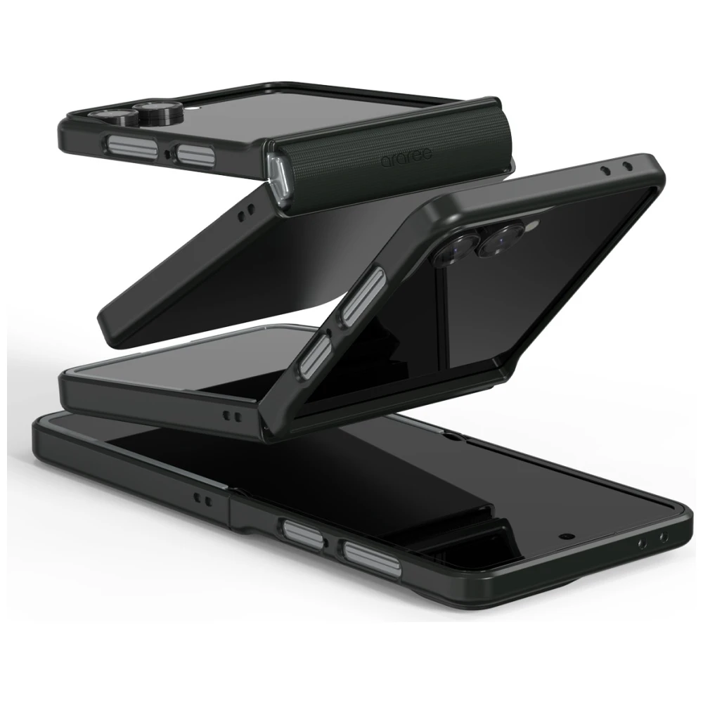Dėklas Araree Aero Flex M MagSafe Qi2 do Samsung Galaxy Z Flip7 tamsiai mėlyna