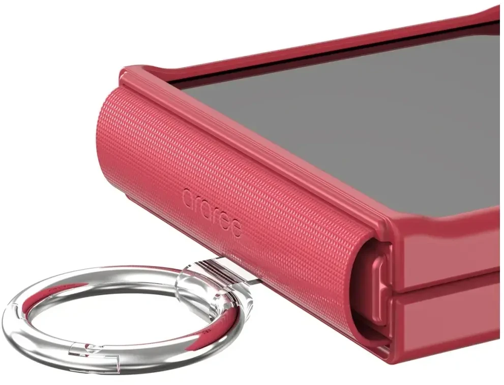 Dėklas Araree Aero Flex R East-Grip Ring do Samsung Galaxy Z Flip7 tamsiai mėlyna