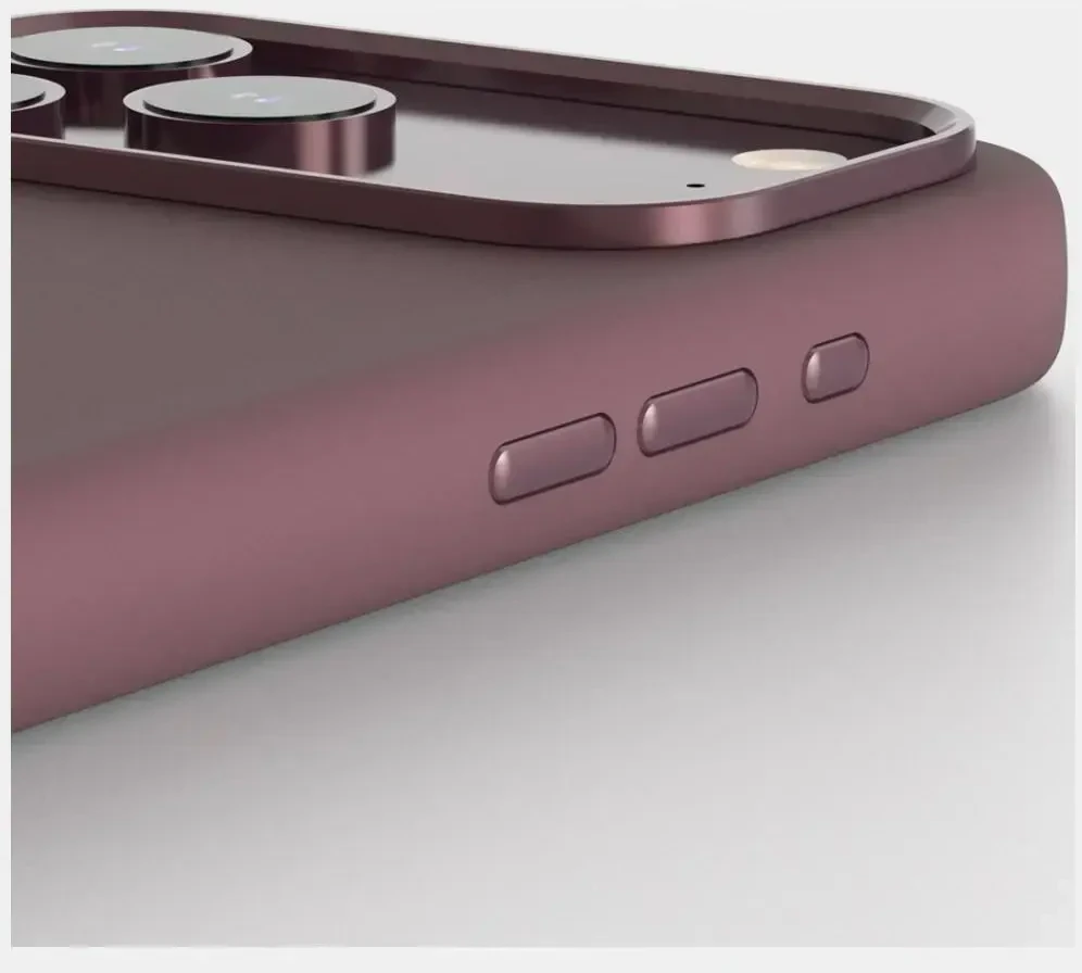 Dėklas Araree Typo Skin M MagSafe do iPhone 18 Pro / 17 Pro bordo spalvos