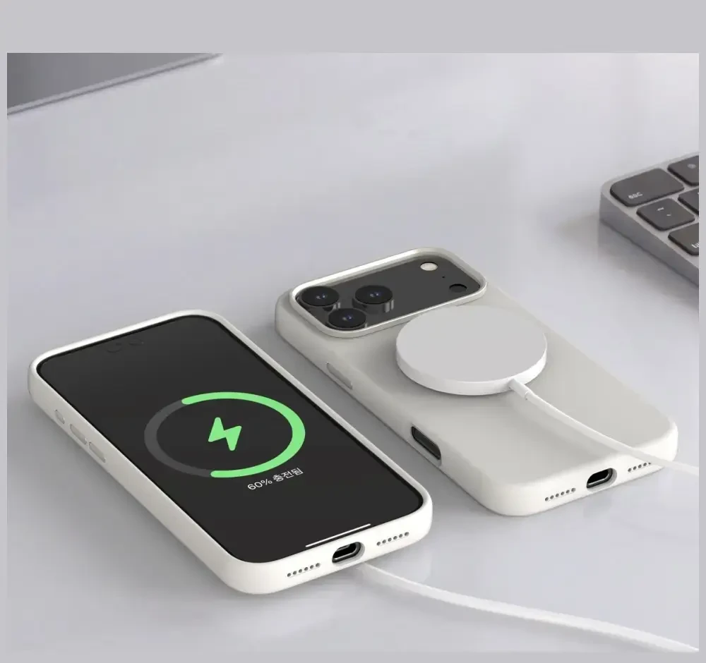 Dėklas Araree Typo Skin M MagSafe do iPhone 18 Pro / 17 Pro bordo spalvos