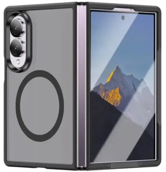 Beline Soft Touch dėklas, skirtas „Samsung Galaxy Z Fold8“, juodos spalvos