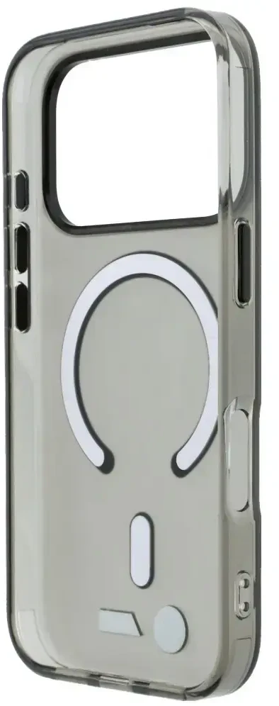 Dėklas BMW M IML Frosted Metal Logo & Trims MagSafe do iPhone 18 Pro / 17 Pro juoda