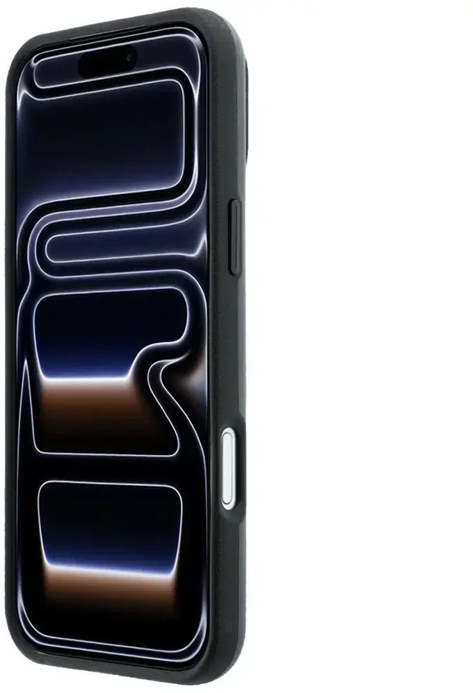 Dėklas BMW M Mėlyna Perfo Metal Logo MagSafe do iPhone 18 Pro / 17 Pro pilka