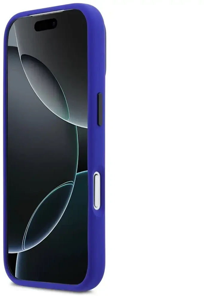 Dėklas BMW M Silicon Vertical Logo MagSafe skirtas Apple iPhone 17 Pro navy